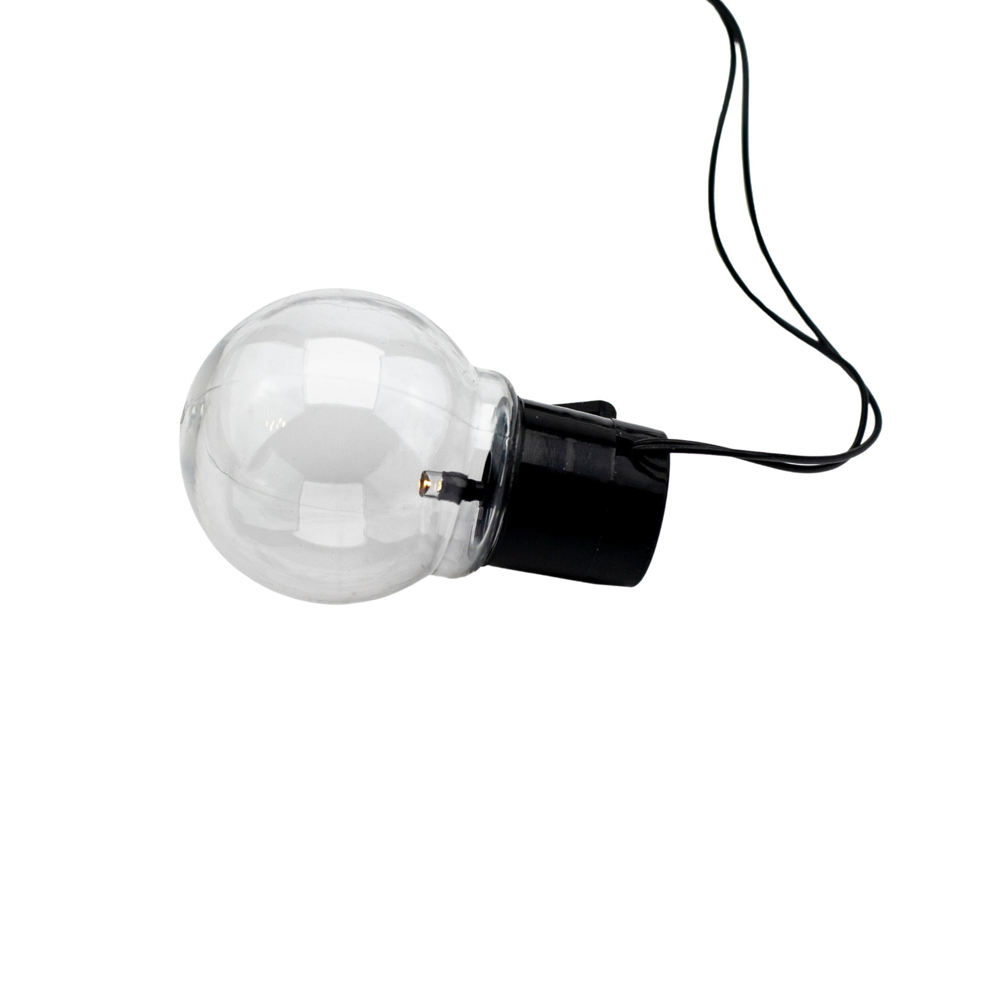 Ghirlanda luminoasa, LED, model Rona, 10 becuri, 380cm, incarcare solara, lumina alb cald