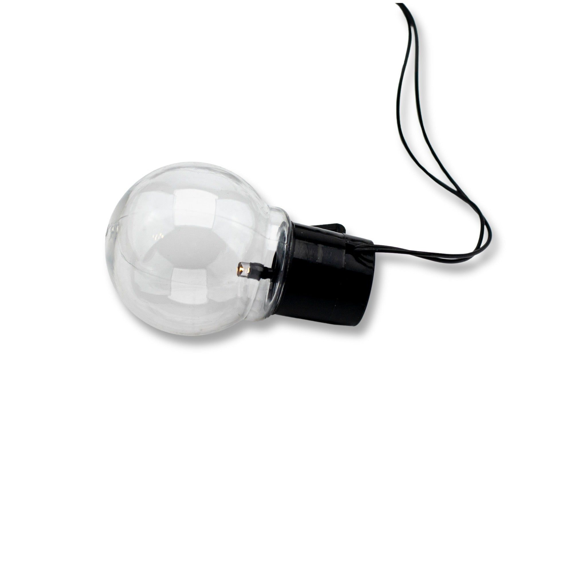 Ghirlanda luminoasa, LED, model Rona, 10 becuri, 380cm, incarcare solara, lumina alb cald