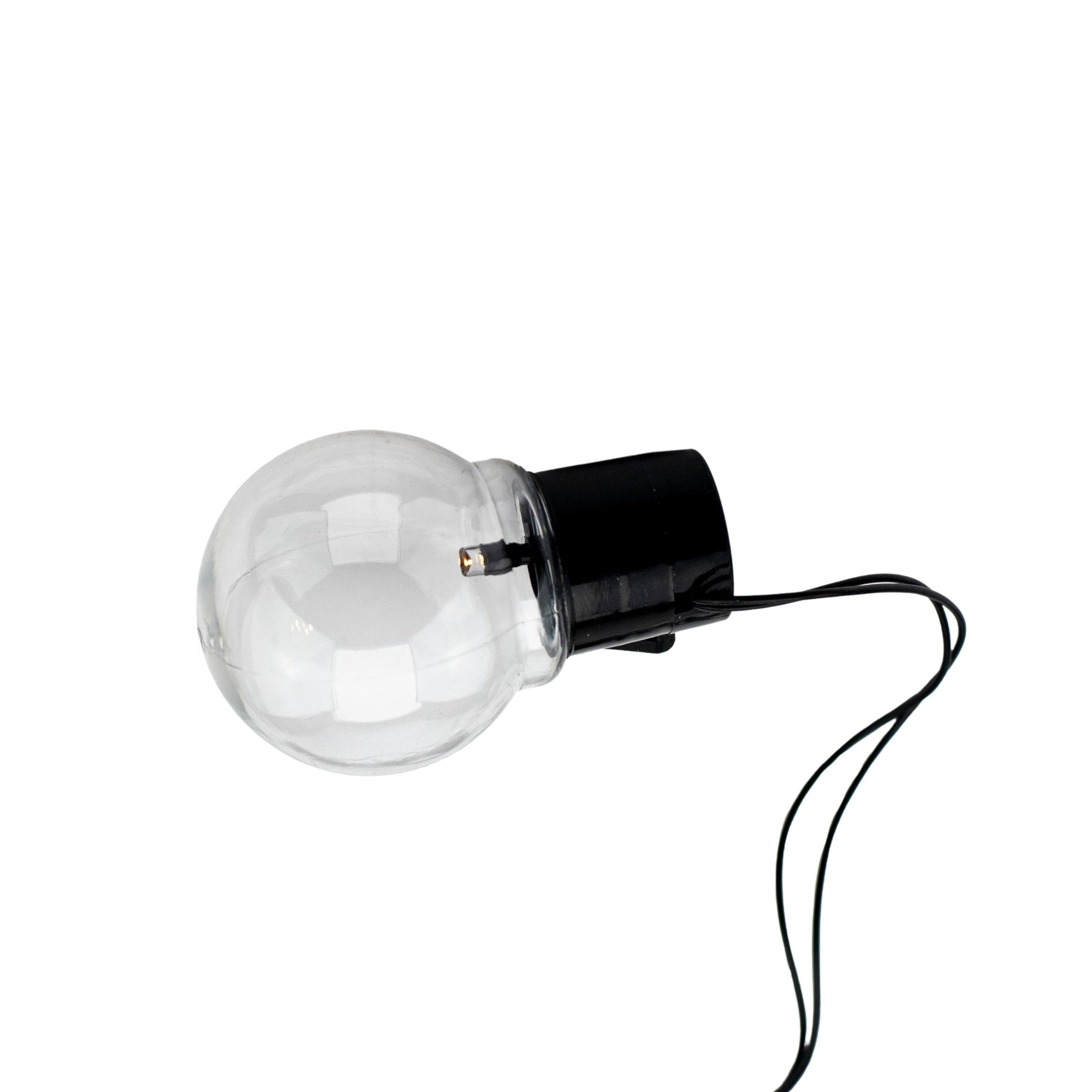Ghirlanda luminoasa, LED, model Luca, 10 becuri, 380cm, incarcare solara, lumina alb rece