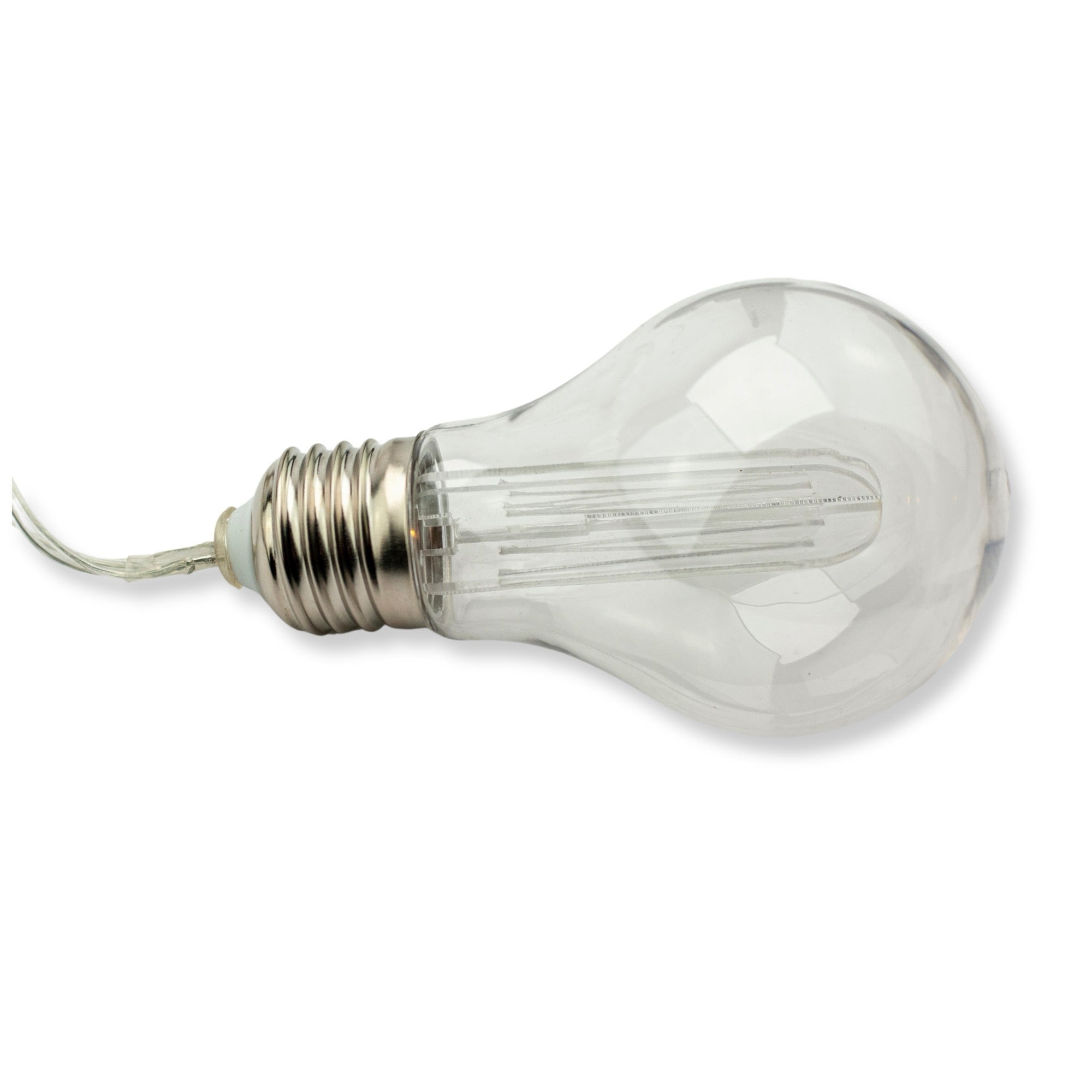 Ghirlanda luminoasa, LED, model Hemma, 10 becuri, 380cm, incarcare solara, lumina alb cald