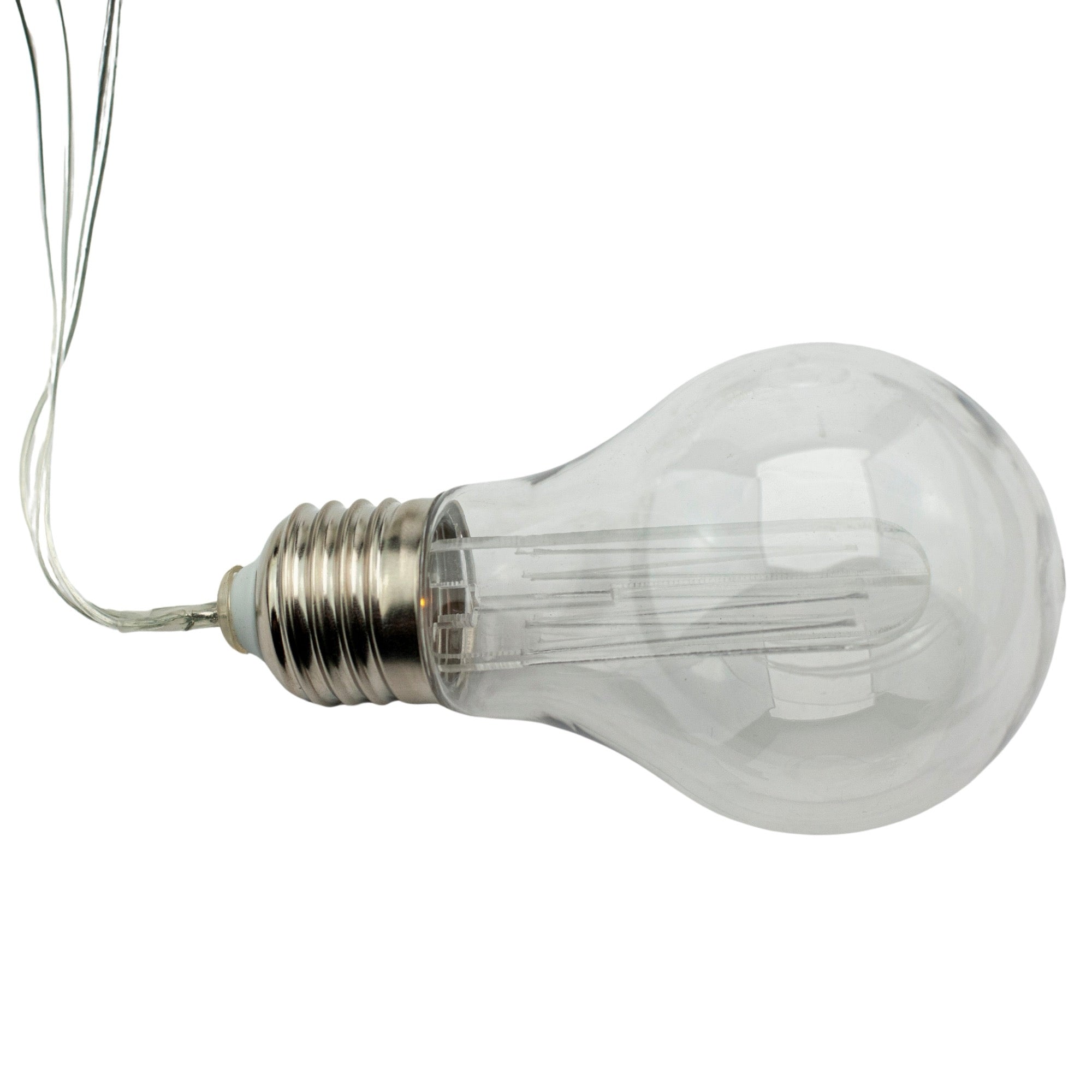 Ghirlanda luminoasa, LED, model Hemma, 10 becuri, 380cm, incarcare solara, lumina alb cald
