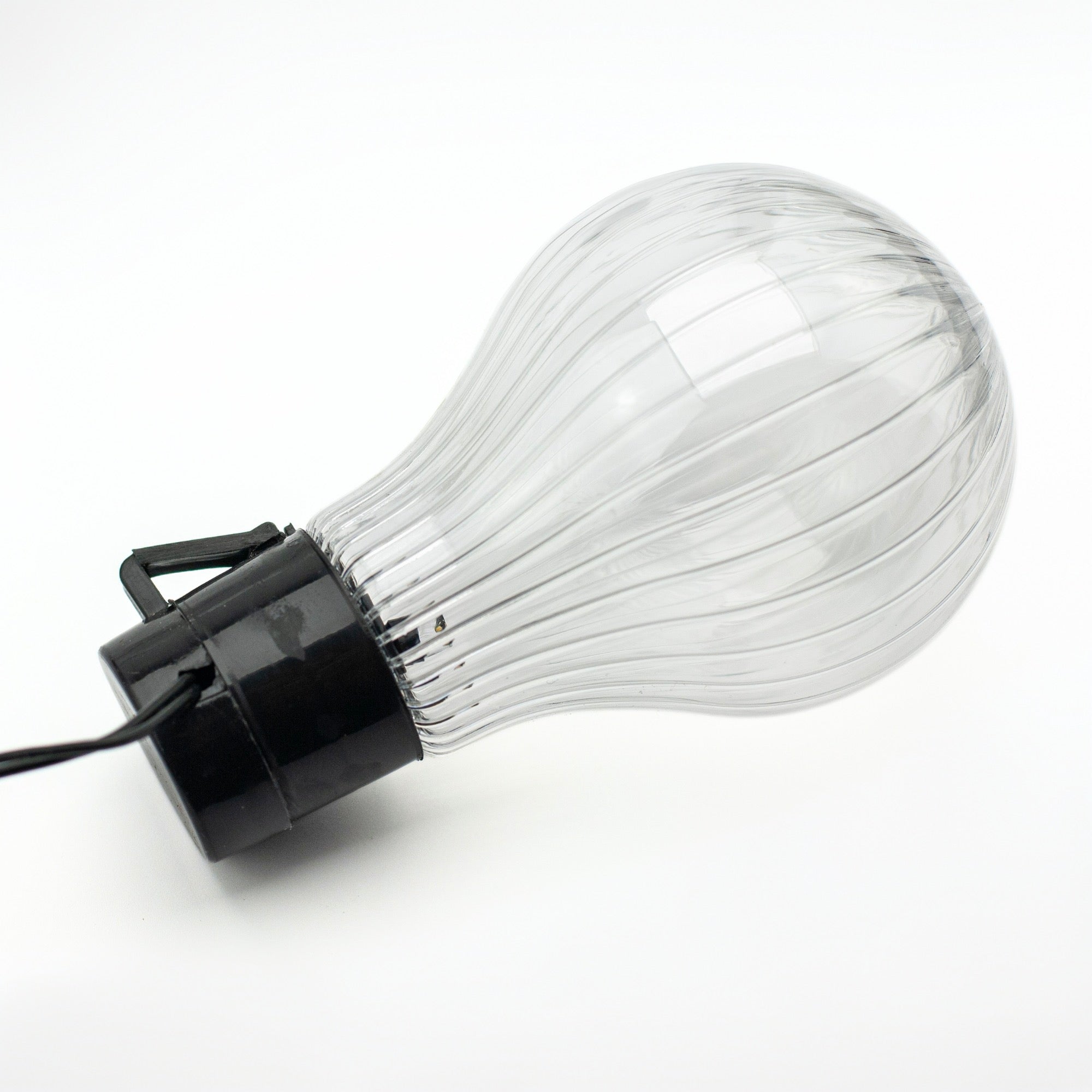 Ghirlanda luminoasa, LED, model Stripes, 10 becuri, 380cm, incarcare solara, lumina alb cald - 10