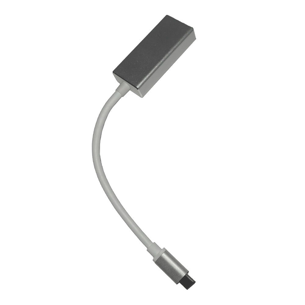 CABLU video SPACER, adaptor USB 3.1 Type-C (T) la DisplayPort (M), 15cm, rezolutie maxima 4K UHD (3840 x 2160) la 60 Hz, silver "SP-CM-DPF-01"