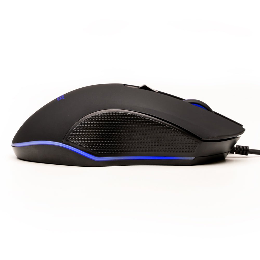 MOUSE Spacer - gaming, gaming, cu fir, USB, optic, 7200 dpi, butoane/scroll 6/1, iluminare, negru, "SP-GM-01"