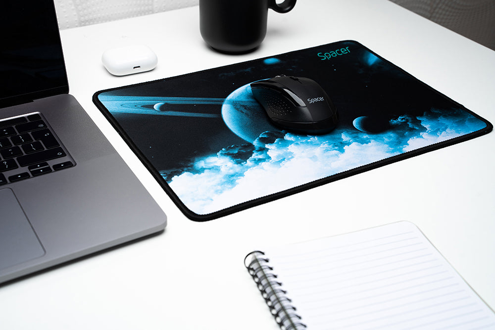MousePAD SPACER gaming, cauciuc si material textil, 350 x 250 x 3 mm, imagine "SP-PAD-GAME-M-PICT"
