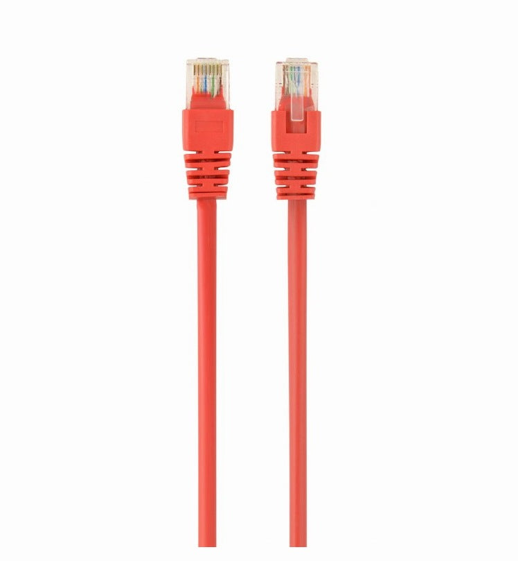 PATCH CORD UTP SPACER Cat5e, cupru-aluminiu, 0.25 m, rosu, AWG26, "SP-PT-CAT5-0.25M-R"