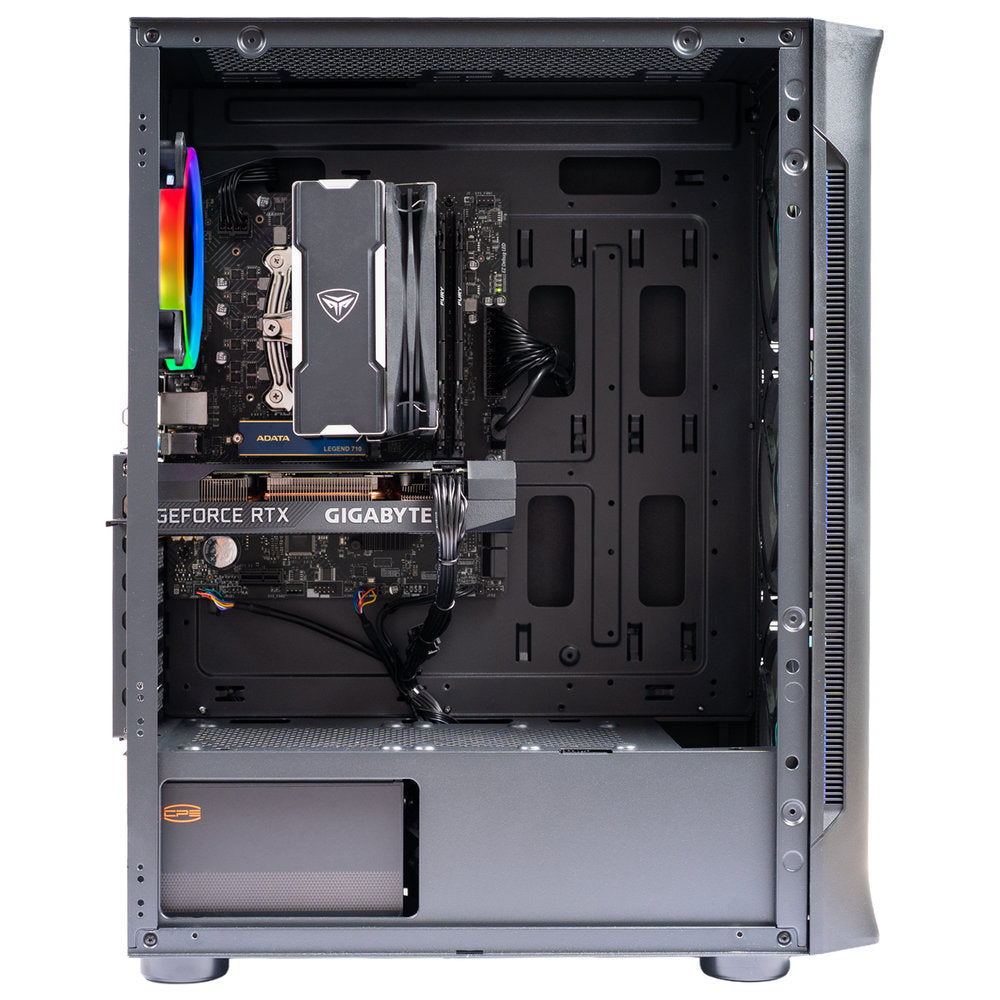 Sistem Desktop PC Gaming Spacer Warlord, i5-12400F, 16GB DDR, 512 GB SSD M.2, RTX 3060 Windforce 12GB, No OS, negru, "SPACER-Warlord-13VN" -