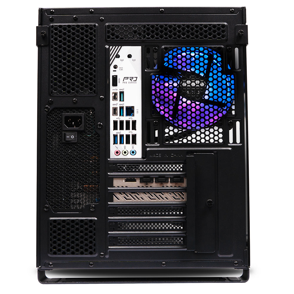 Sistem Destop PC SPACER Annihilator, AMD Ryzen 9 9900X3D, 32 GB DDR5, 2TB SSD, Asrock Radeon RX 9070 XT Challenger, No Os