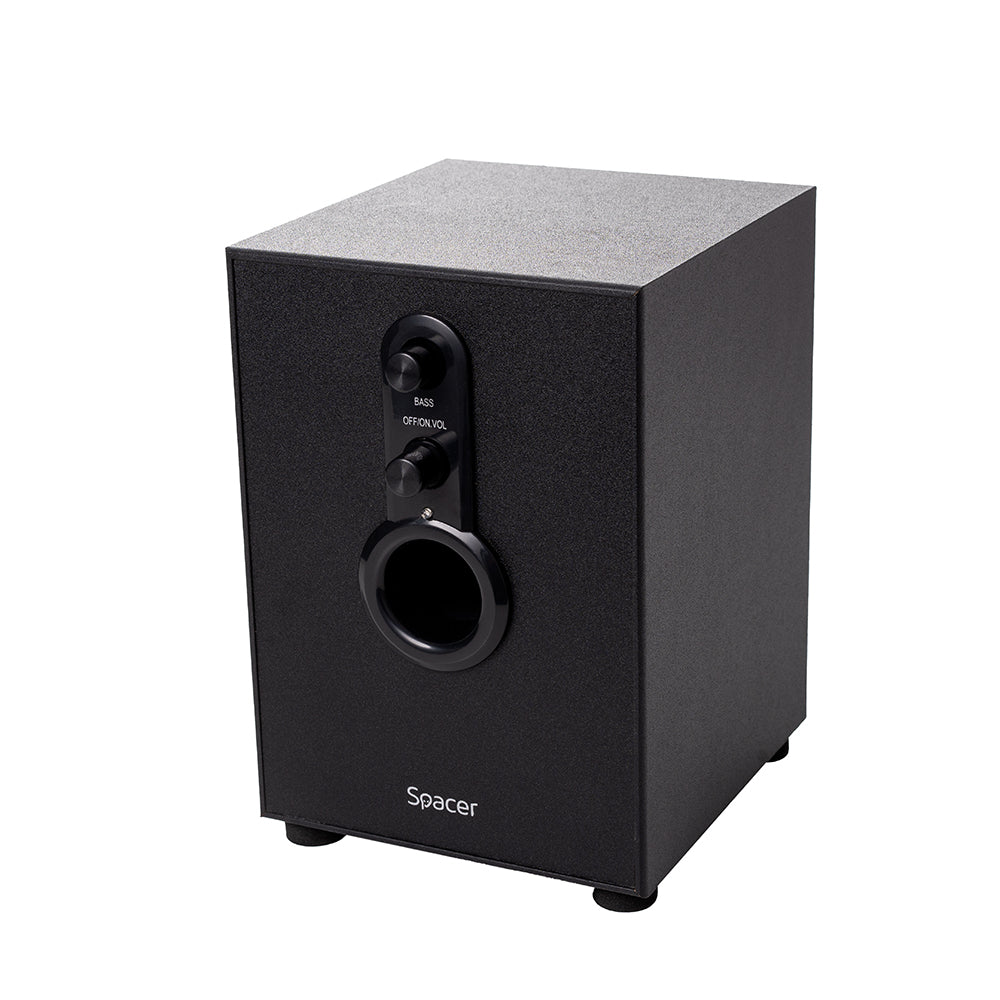 BOXE SPACER 2.1, RMS: 11W (2 x 3W + 5W), control volum, bass, 220V alimentare, black, "SPB-2200" 261900