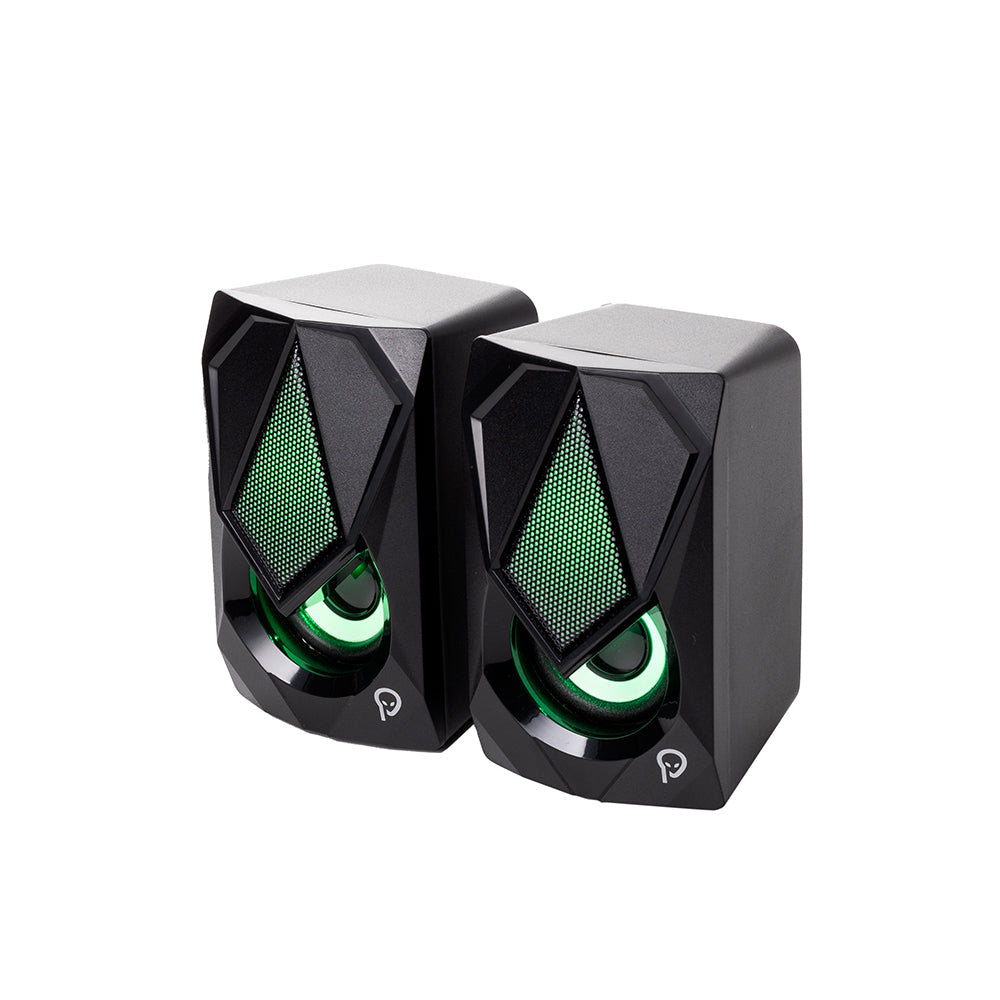 BOXE SPACER Gaming 2.0, RMS: 6W (2 x 3W), control volum, 2 x LED, USB power, black, "SPB-STORM"