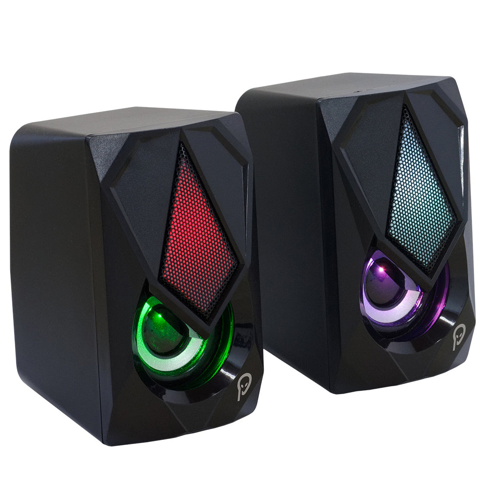 BOXE SPACER Gaming 2.0, RMS: 6W (2 x 3W), control volum, 2 x LED, USB power, black, "SPB-STORM"