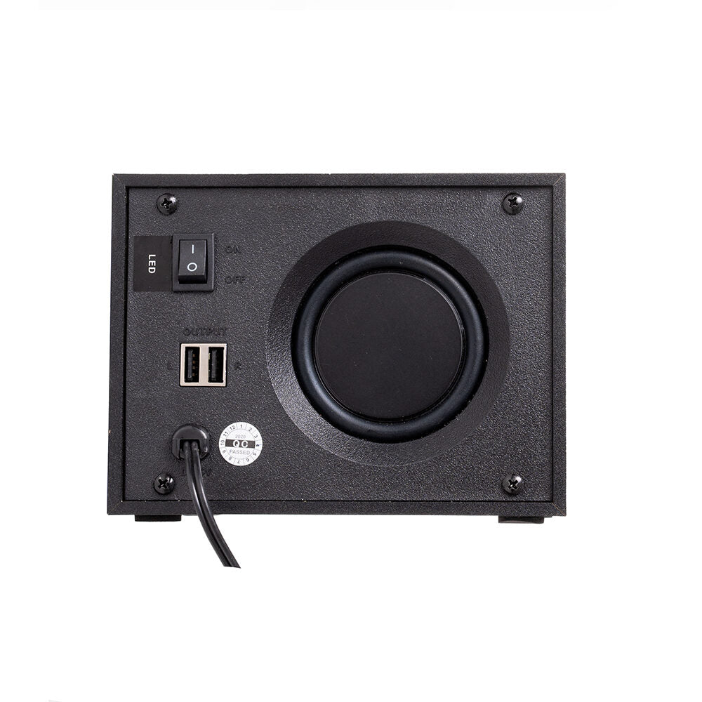 BOXE SPACER Gaming 2.1, RMS: 11W (2 x 3W + 5W), control volum, bass si inalte, subwoofer lemn MDF, 3 x LED, USB power, black, "SPB-THUNDER" 43501938