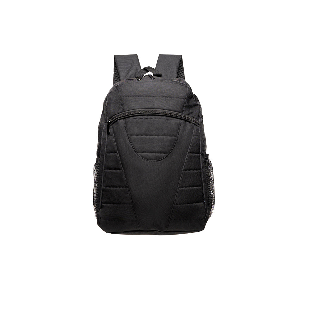 RUCSAC SPACER, pt. notebook de max. 15.6", 1 compartiment, buzunar frontal, buzunar lateral x 2, waterproof, nylon, negru, "Buddy", "SPB18906" (EAN:5949046601084; "ACC-SPC0205001" - 623019)
