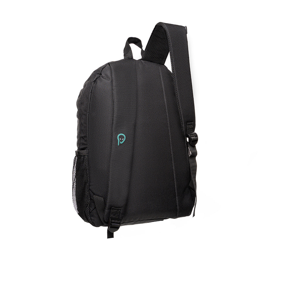 RUCSAC SPACER, pt. notebook de max. 15.6", 1 compartiment, buzunar frontal, buzunar lateral x 2, waterproof, nylon, negru, "Buddy", "SPB18906" (EAN:5949046601084; "ACC-SPC0205001" - 623019)