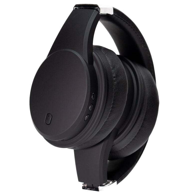 CASTI Spacer, wireless, standard, utilizare multimedia, smartphone, microfon pe casca, conectare prin Bluetooth 5.0,pliabile, banda ajustabila, negru, "SPBH-ONYX"