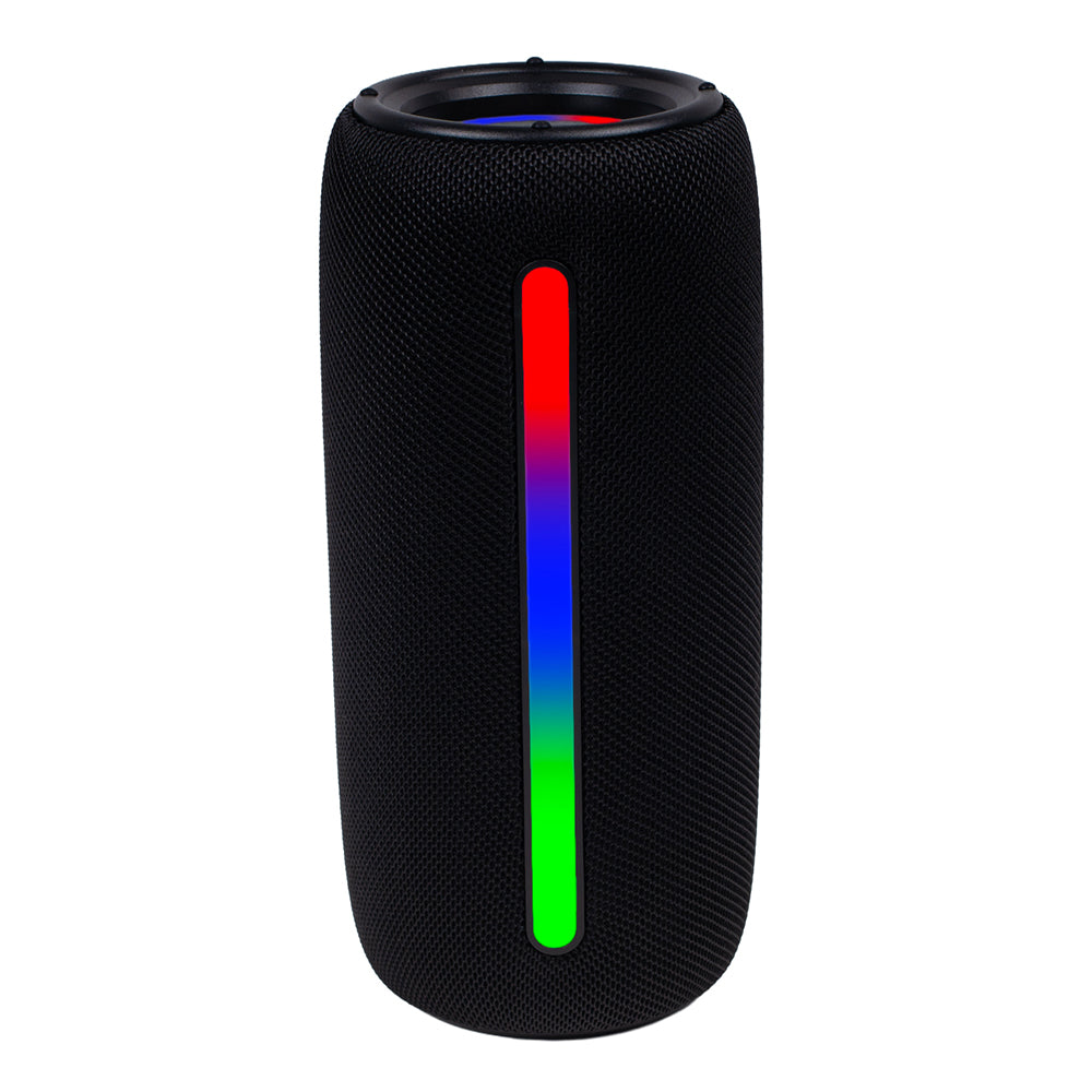 BOXA SPACER portabila bluetooth, ROCKER-BK, RMS: 10W (5W x 2), RGB, acumulator 1800mAh, timp de functionare pana la 5 ore, pana la 10m, AUX, FM radio, microSD, USB, incarcare USB Type-C, BLACK, "SPBS-ROCKER-BK"