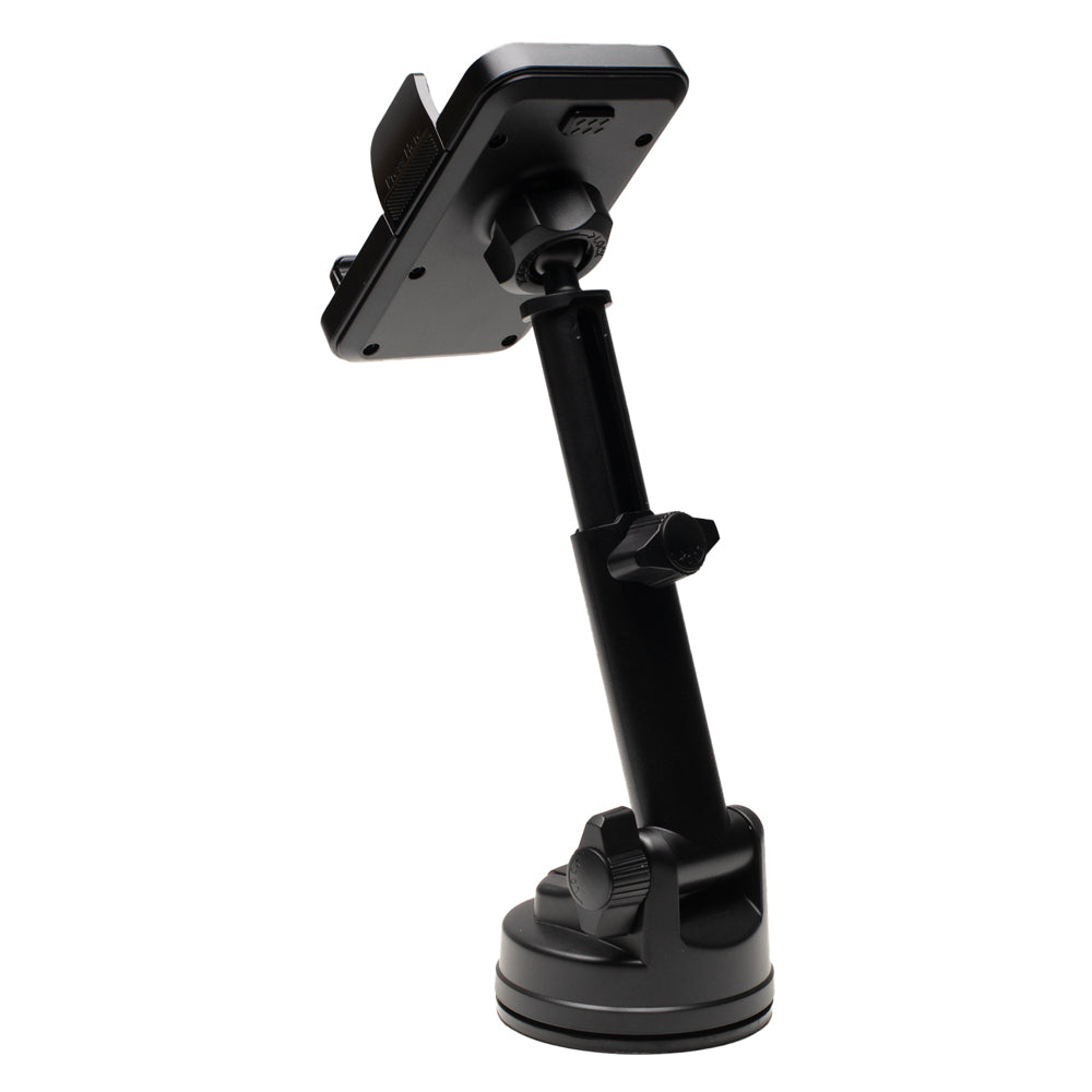 SUPORT auto SPACER pt. SmartPhone, fixare pe bord sau geam prin ventuza, brat telescopic, sistem auto-lock, rotire 360 grade, negru, "SPCH-CLAMP-VNTZ-04"