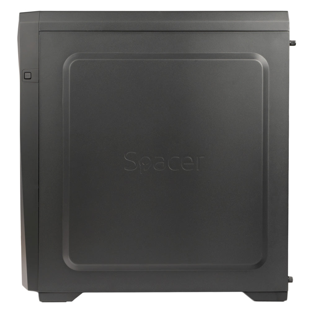 CARCASA SPACER - gaming, Middle Tower, ATX, "FLASH", fara sursa, sticla securizata, USB 2.0 x 2, USB 3.0 x 1, PSU shroud, black "SPCS-GC-FLASH"