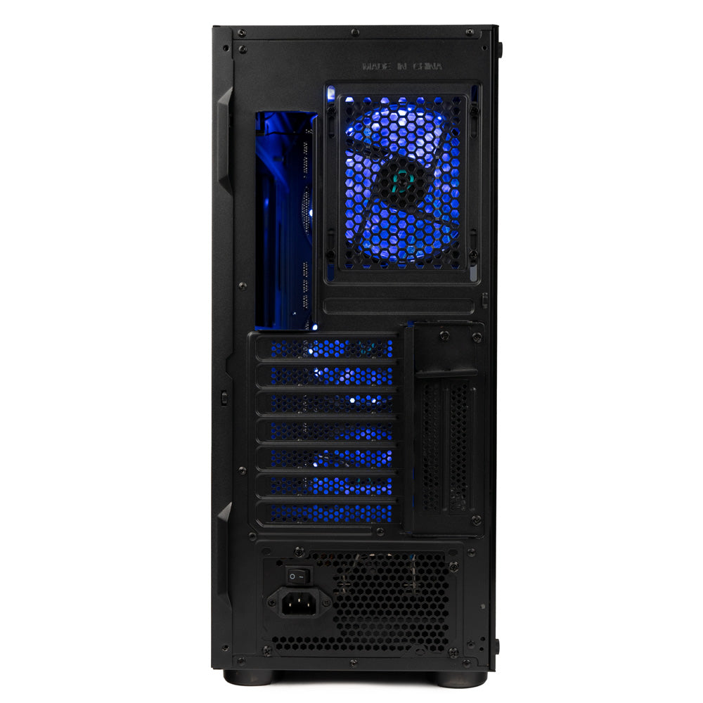 CARCASA SPACER - gaming, Middle Tower, ATX, "ICE-HERO", fara sursa, sticla securizata, 6 x fan, USB 2.0 x 2, USB 3.0 x 1, HD-Audio Jack 3.5mm x 2, mesh , " SPCS-GC-ICE-HERO"