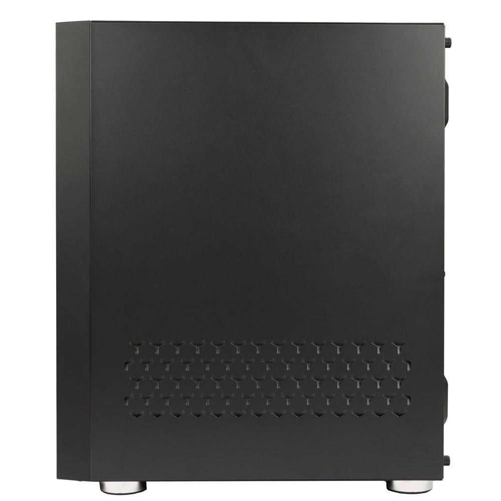 CARCASA SPACER - gaming, Middle Tower, ATX, "RAINBOW", fara sursa, sticla securizata, 4 x ARGB fan, USB 2.0 x 2, USB 3.0 x 1, HD-Audio, mesh, HUB, telecomanda, panou frontal plasa metalica+aluminiu, "SPCS-GC-RAINBOW"