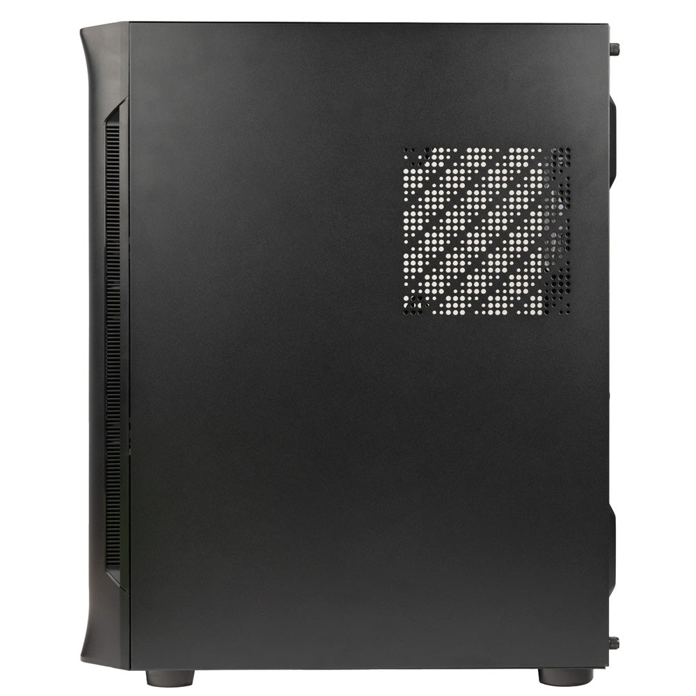CARCASA SPACER - gaming, Middle Tower, ATX, "SHIELD", fara sursa, sticla securizata, 4 x ARGB fan, HUB, telecomanda, USB 3.0 x 1, USB 2.0 x 2, HD-AUdio, Jack 3.5mm x 2 ,"SPCS-GC-SHIELD"