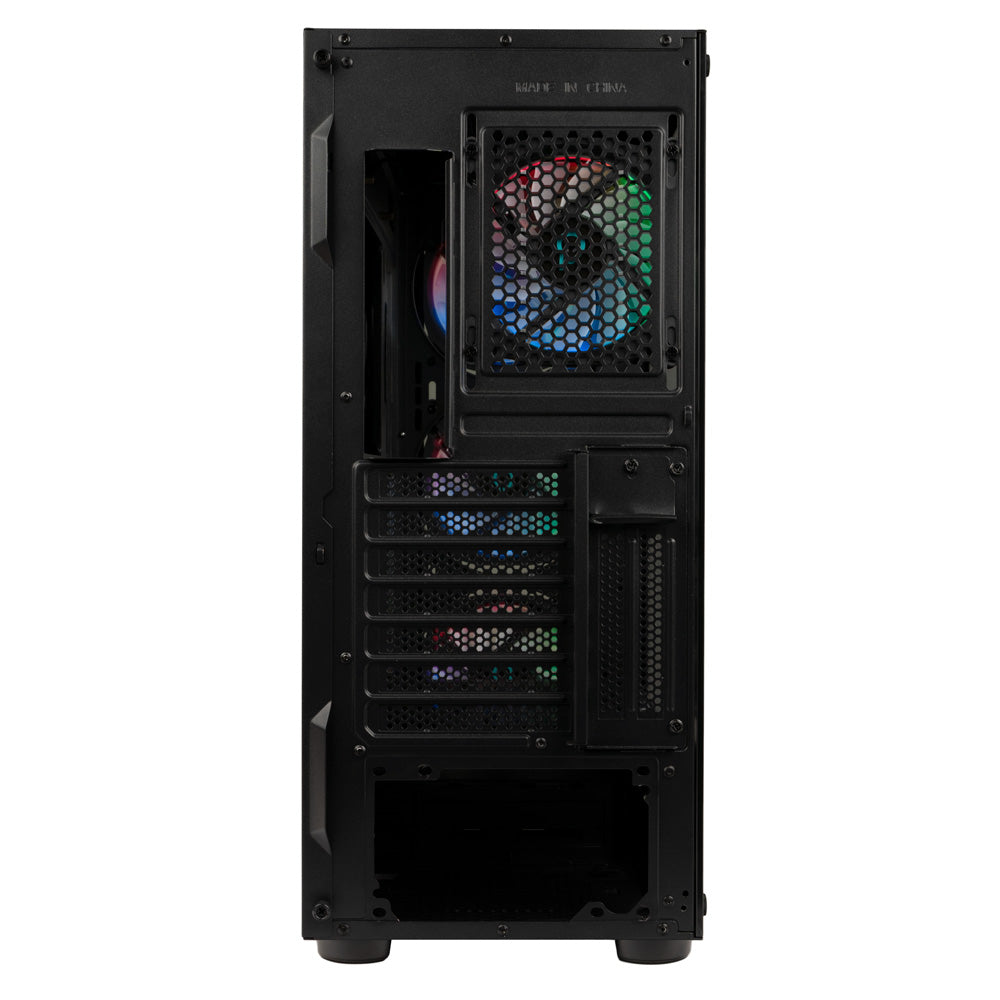 CARCASA SPACER - gaming, Middle Tower, ATX, "SHIELD", fara sursa, sticla securizata, 4 x ARGB fan, HUB, telecomanda, USB 3.0 x 1, USB 2.0 x 2, HD-AUdio, Jack 3.5mm x 2 ,"SPCS-GC-SHIELD"