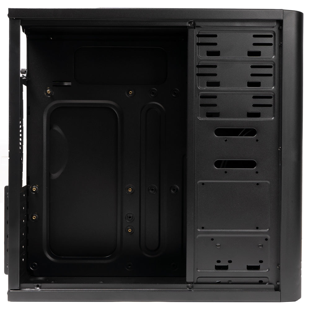 CARCASA SPACER - office, Middle Tower, ATX, fara sursa, USB 3.0 x 2, USB Type C x 1, HD Audio, black "SPCS-OC-CHRONOS"