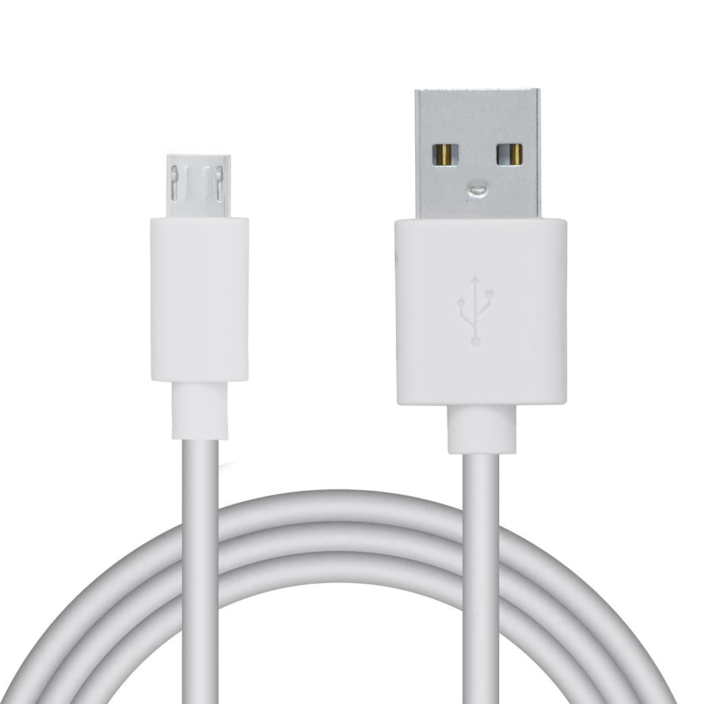 CABLU alimentare si date SPACER, pt. smartphone, USB 2.0 (T) la Micro-USB 2.0 (T), PVC, bulk, 1.8m, alb "SPDC-MICRO-PVC-W-1.8"