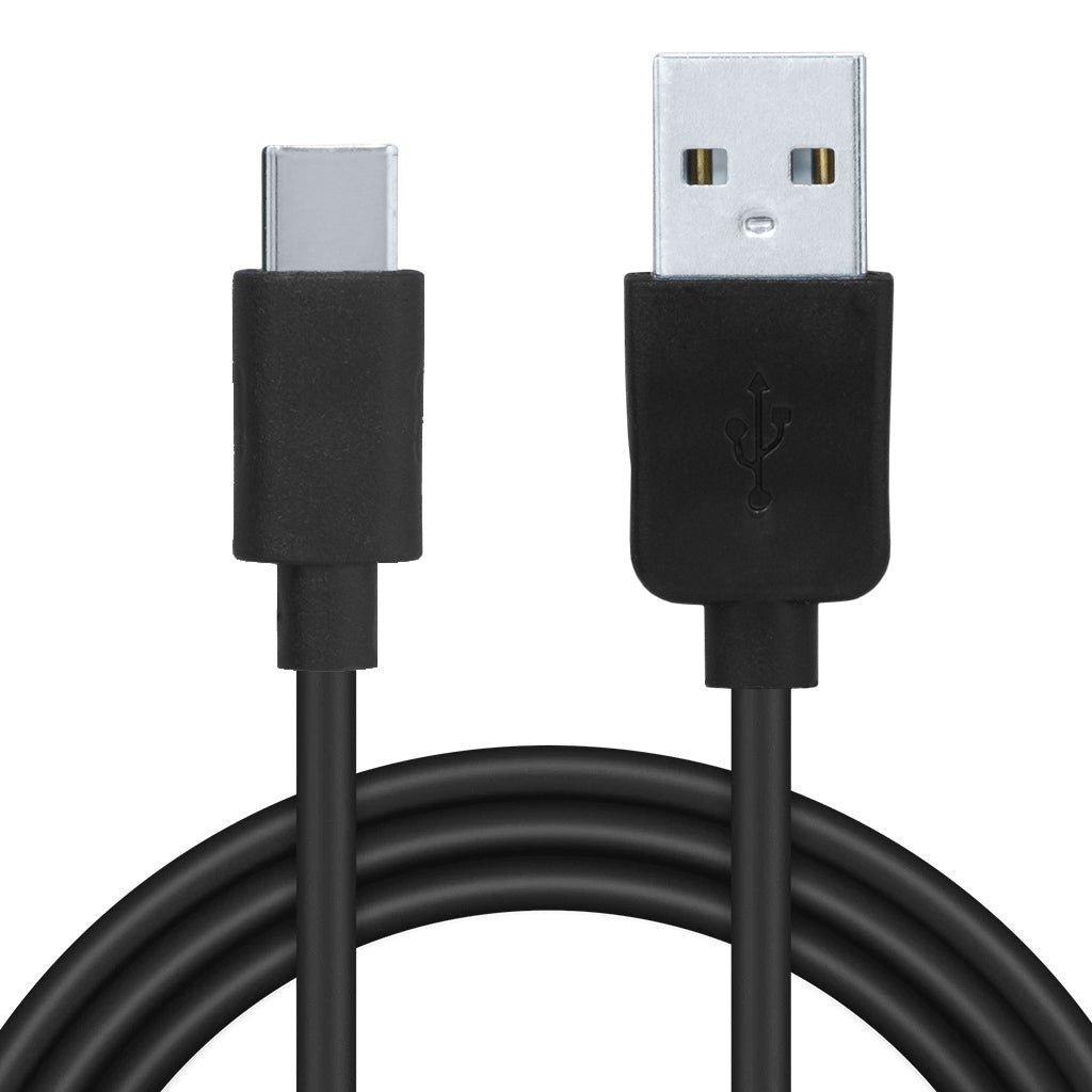CABLU alimentare si date SPACER, pt. smartphone, USB 2.0 (T) la Type-C (T), PVC,2.1A,Retail pack, 1m, black, "SPDC-TYPEC-PVC-BK-1.0"