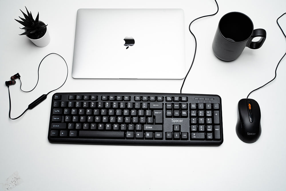 KIT wired SPACER USB, tastatura "SPKB-S62" + mouse optic "SPMO-F01", black, "SPDS-S6201" 45505412