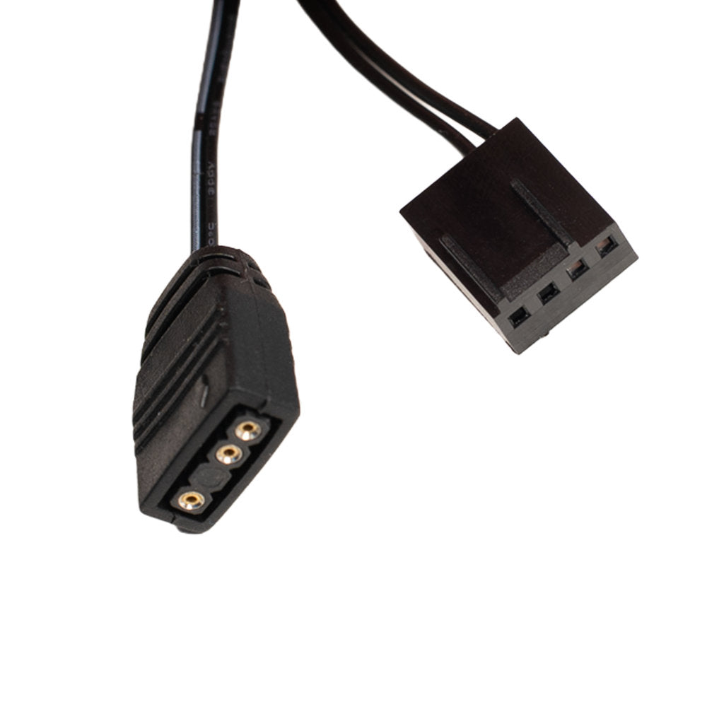 FAN HUB SPACER pt. maxim 6 ventilatoare ARGB, telecomanda pt. setat iluminarea RGB, sincronizare cu MB, alimentare 4-pin/ &nbsp;culori 3-pin, magnetic, black, "SPFC-ARGB-BK-6F "