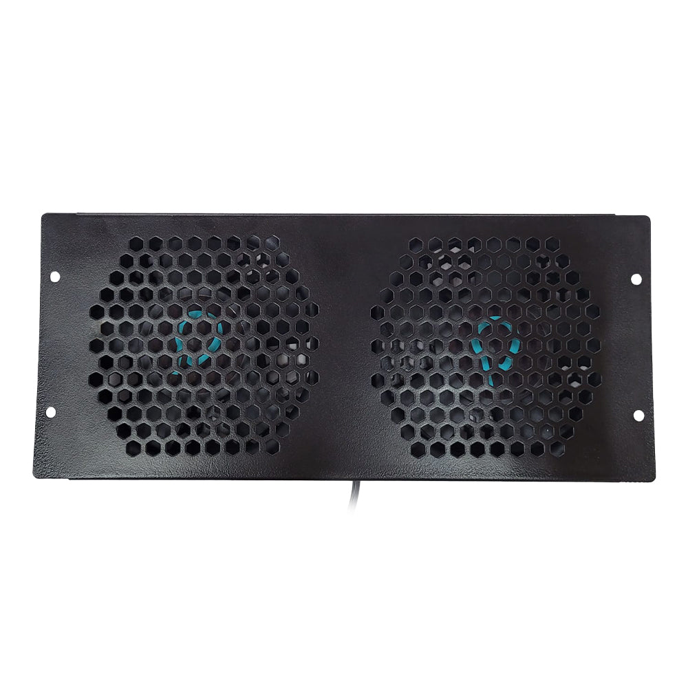 UNITATE RACIRE SPACER, 1U pentru rack 19", 2 x ventilatoare, 120mm, 2300rpm, 30dBA, flux aer 69cfm, cablu 0.7m, black "SPFC-CW-2F-02"