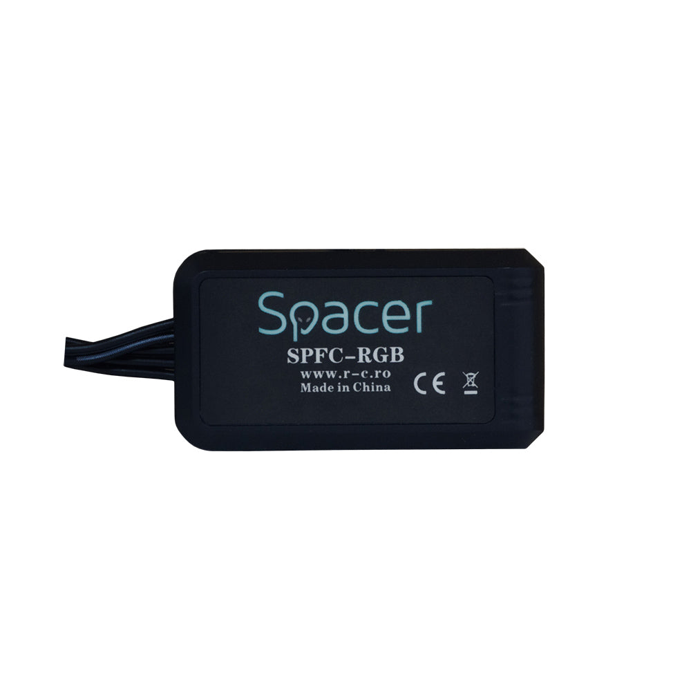 FAN HUB SPACER pt. maxim 5 ventilatoare ARGB cu 3 sau 4 pini, telecomanda pt. setat iluminarea RGB, alimentare S-ATA "SPFC-RGB"