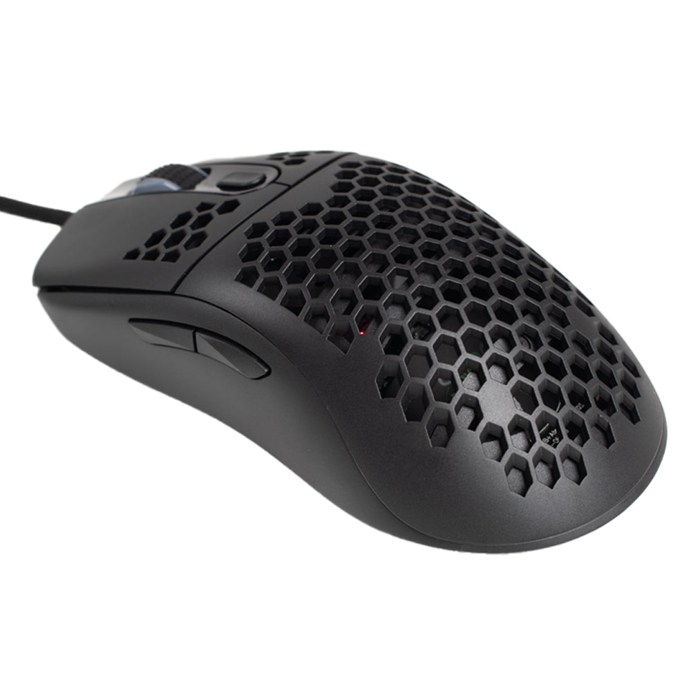 MOUSE Spacer - gaming, gaming, cu fir, USB, optic, 6.400 dpi, butoane/scroll 7/1, iluminare RGB, negru, "SPGM-ALIEN-LIGHT"