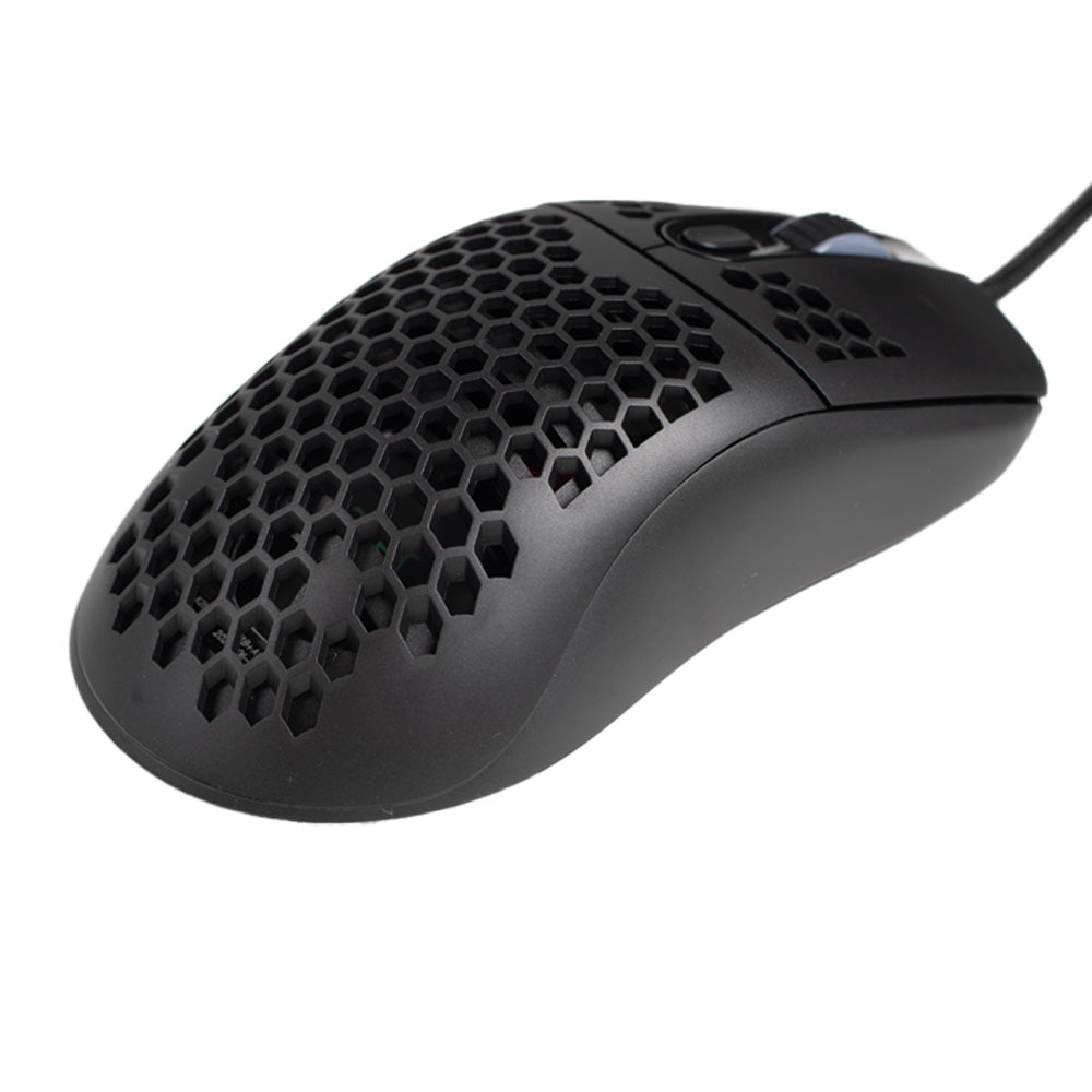 MOUSE Spacer - gaming, gaming, cu fir, USB, optic, 6.400 dpi, butoane/scroll 7/1, iluminare RGB, negru, "SPGM-ALIEN-LIGHT"