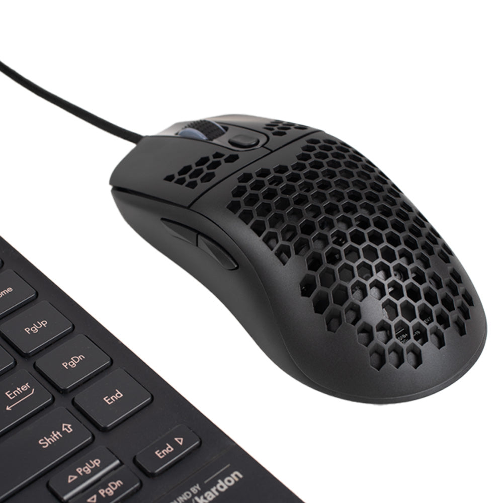 MOUSE Spacer - gaming, gaming, cu fir, USB, optic, 6.400 dpi, butoane/scroll 7/1, iluminare RGB, negru, "SPGM-ALIEN-LIGHT"