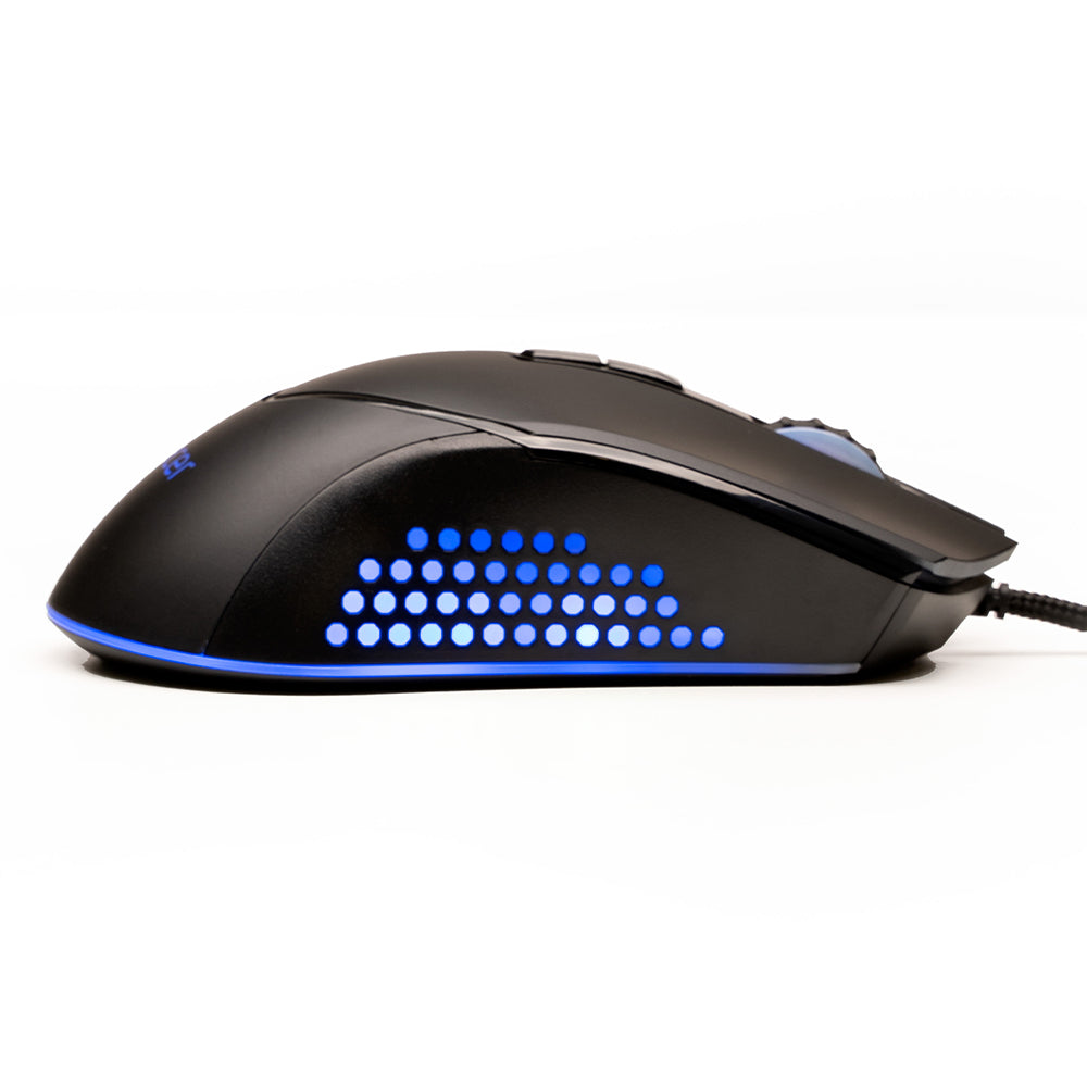 MOUSE Spacer - gaming, gaming, cu fir, USB, optic, 12.000 dpi, butoane/scroll 7/1, iluminare RGB, negru, "SPGM-ALIEN-NOVA"