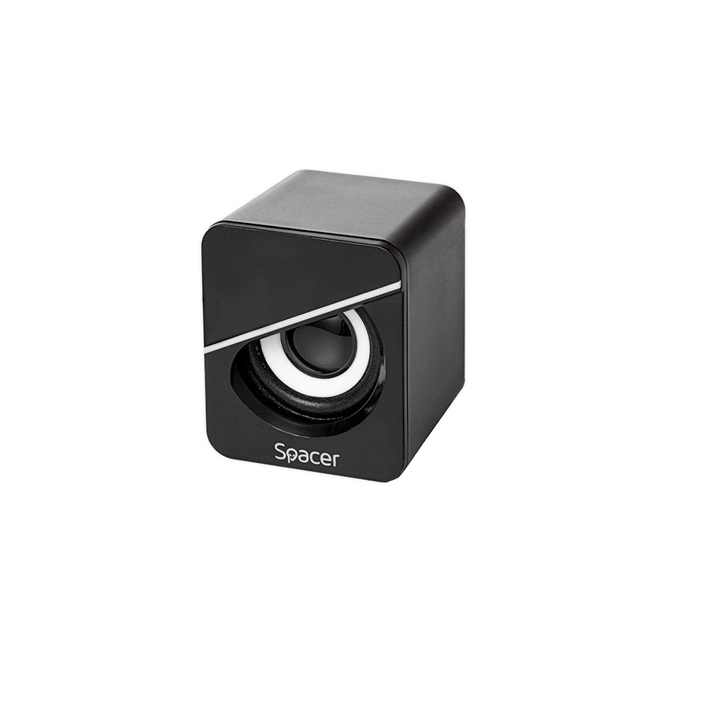 BOXE SPACER Gaming 2.1, RMS: 11W (2 x 3W + 5W), control volum, bass, treble, 3 x LED, USB power, black, 43502139 "SPGS-TORNADO"