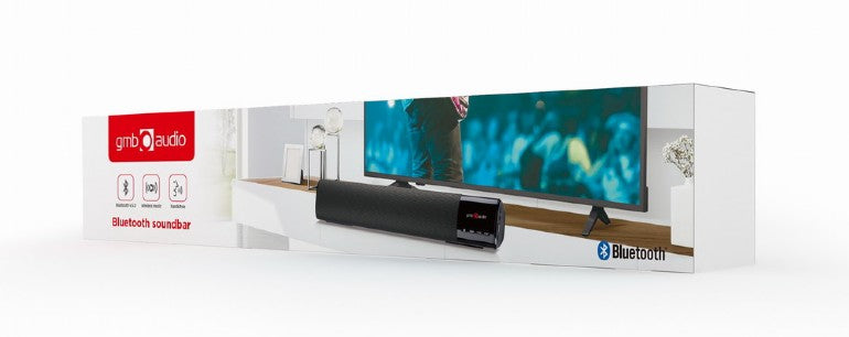 BOXE GEMBIRD portabile bluetooth, tip soundbar, RMS: 10W (2 x 5W), baterie 1200mAh, black, "SPK-BT-BAR400-01"