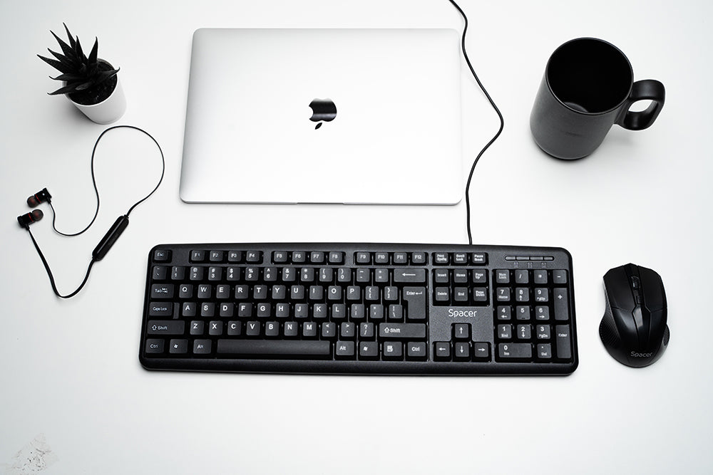 TASTATURA SPACER USB, 104 taste, anti-spill, black, "SPKB-S62"/45505855