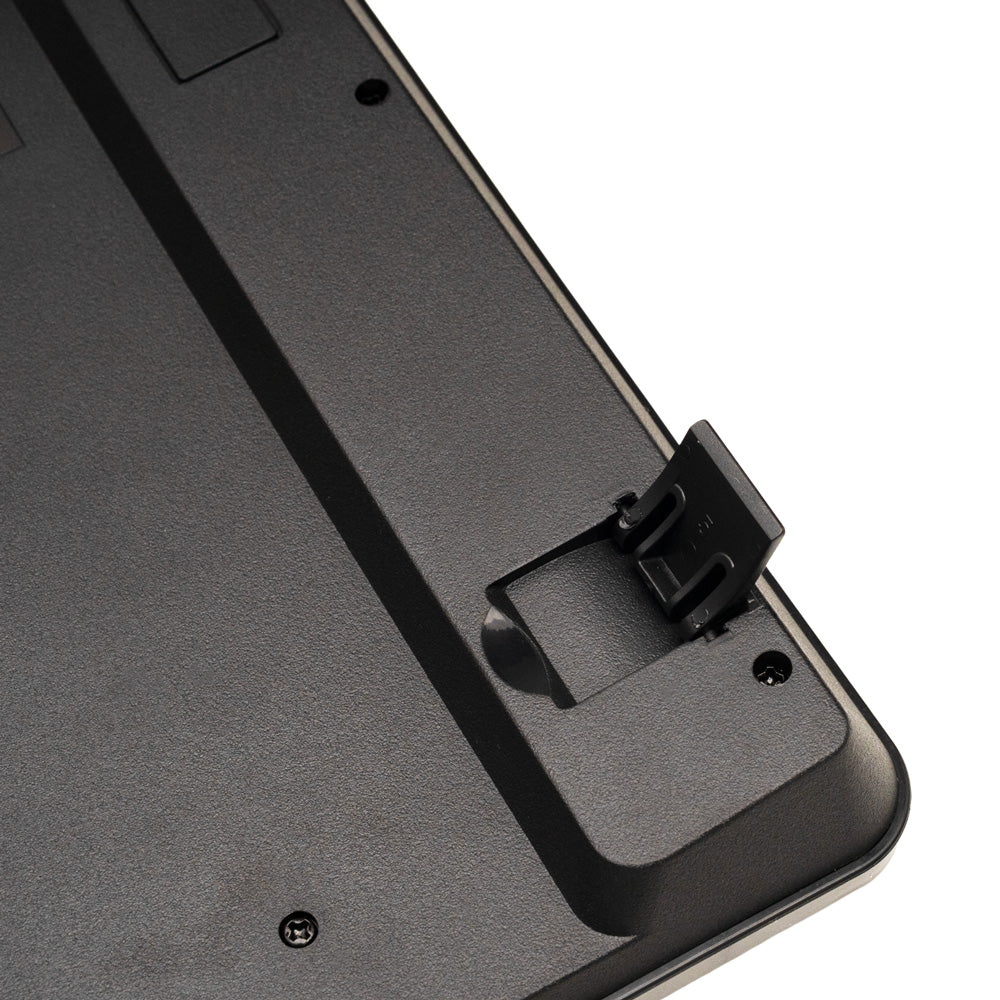 TASTATURA wireless SPACER, 102 taste, low profile keycap, suport telefon, 1 baterie AAA inclusa, neagra, "SPKB-WS-04"