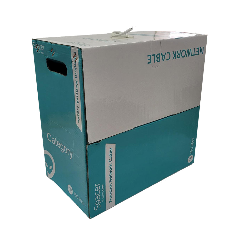 ROLA CABLU UTP SPACER Cat6, 305m, Cupru-Aluminu, Solid, AWG24, 0.51mm, 0.21mm2, "SPLC-UCAT6-CCA-305"