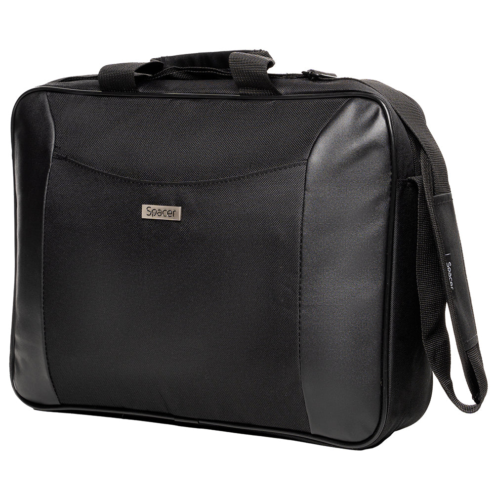GEANTA SPACER, pt. notebook de max. 15.6", 1 compartiment, fara buzunare, waterproof, nylon, negru, "Dots", "SPM7942" ( EAN: 5949046600049 13927 001 001161744 . 8; "ACC-SPC0205003")