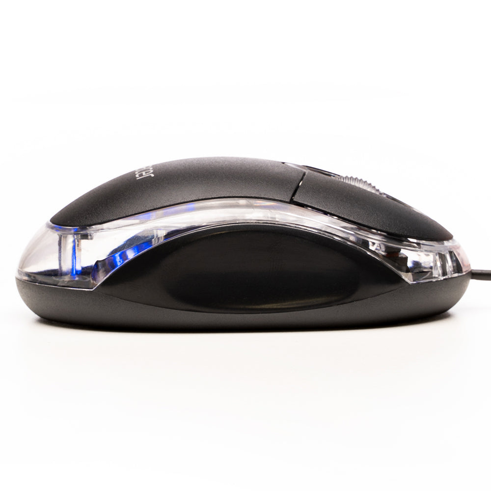 MOUSE Spacer, PC sau NB, cu fir, USB, optic, 800 dpi, butoane/scroll 3/1, , negru, "SPMO-080" 45503289