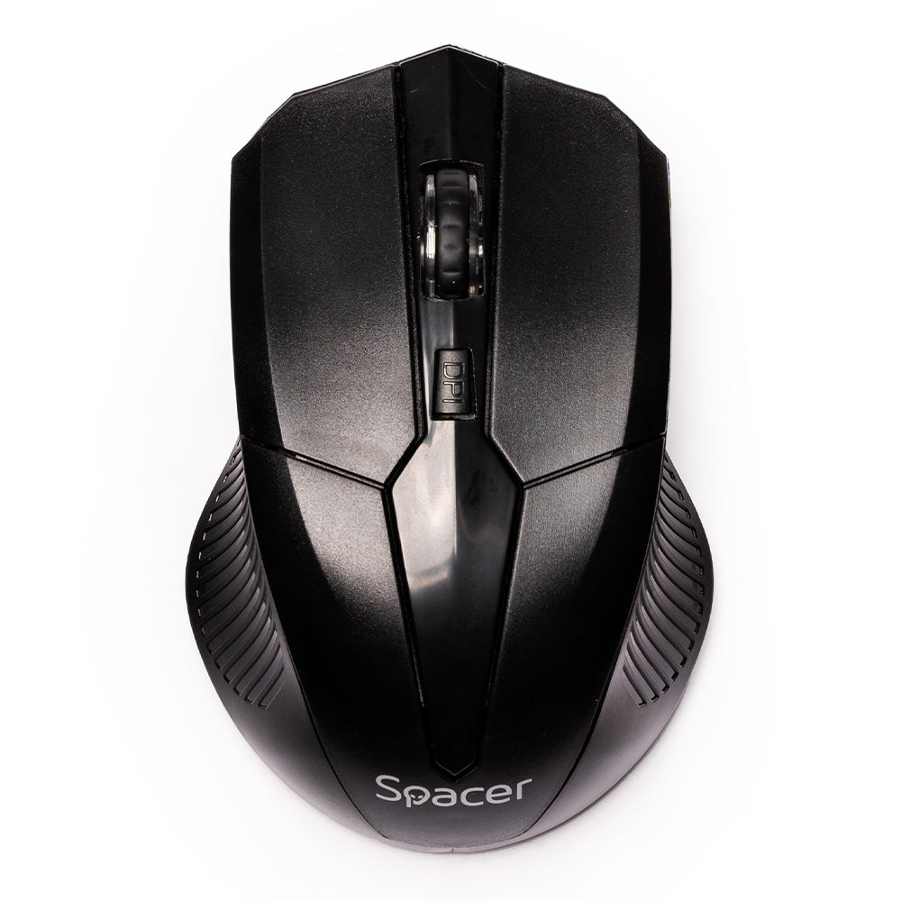 MOUSE Spacer, PC sau NB, wireless, 2.4GHz, optic, 1600 dpi, butoane/scroll 4/1,buton ON/OFF, negru, "SPMO-W02"