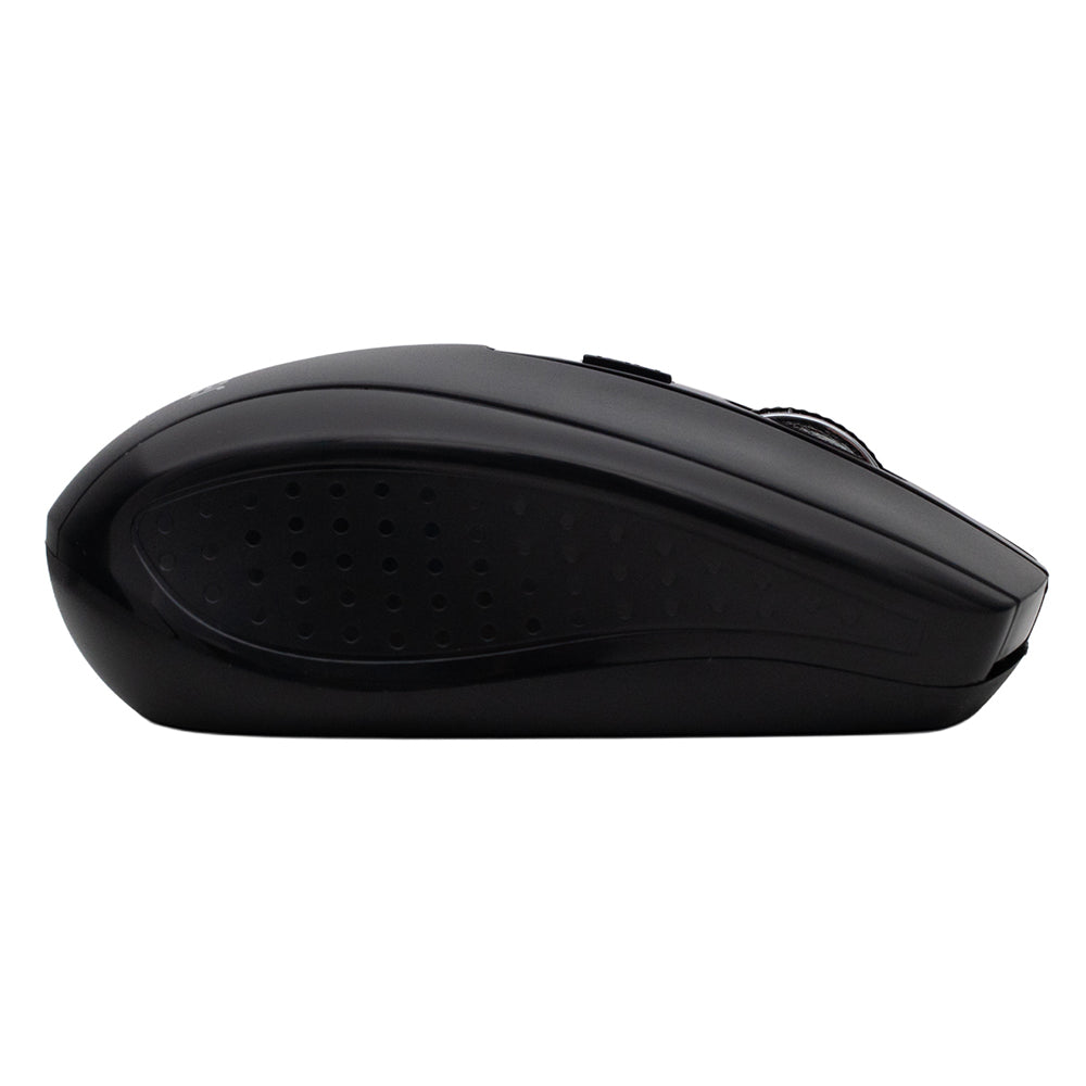 MOUSE Spacer, PC sau NB, wireless, 2.4GHz, optic, max.1600 dpi, butoane/scroll 4/1, rezolutie selectabila, buton ON/OFF, 2 baterii AAA incluse, negru, "SPMO-WS-BK-04"