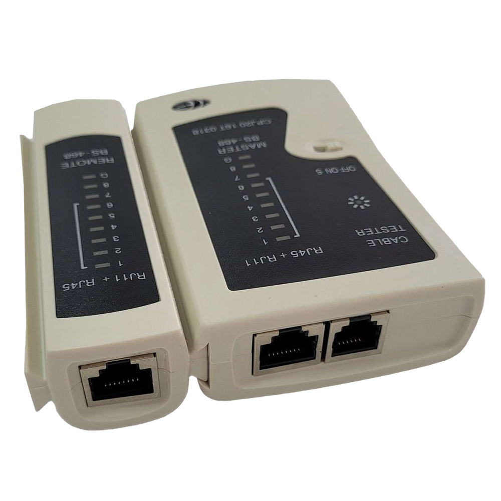 TESTER CABLU RETEA SPACER, pt. cablu UTP, FTP, conector RJ45, RJ11, RJ12, "SPNT-TESTER-1"