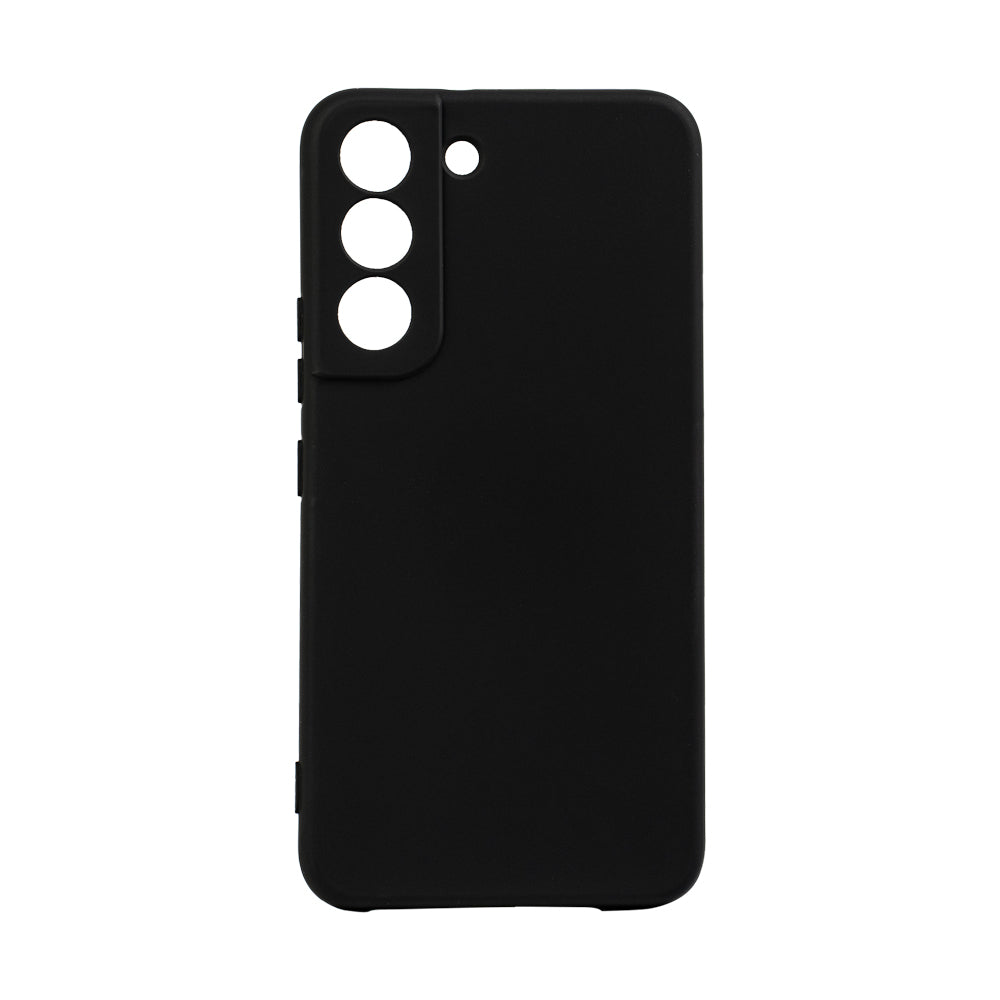 Husa Samsung Galaxy S22 Spacer, negru, grosime 2mm, material flexibil silicon + interior cu microfibra "SPPC-SM-GX-S22-SLK"