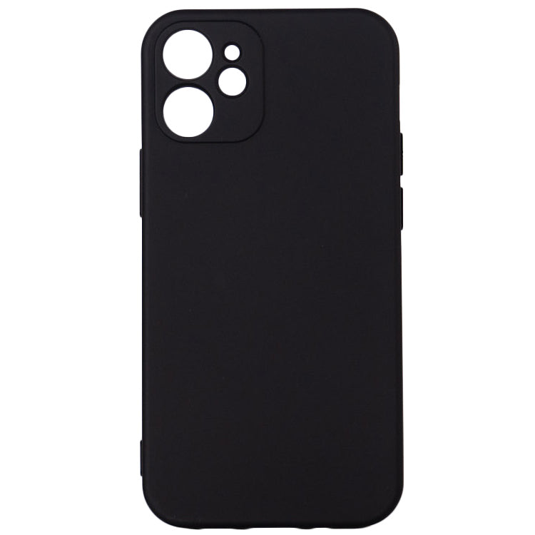 Husa Iphone 12 Mini Spacer, grosime 2mm, material flexibil silicon + interior cu microfibra, negru "SPPC-AP-IP12M-SLK"