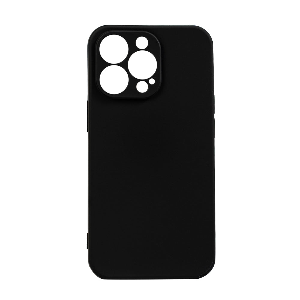 Husa Iphone 13 Pro Spacer, grosime 2mm, material flexibil silicon cu interior microfibra, negru "SPPC-AP-IP13P-SLK"